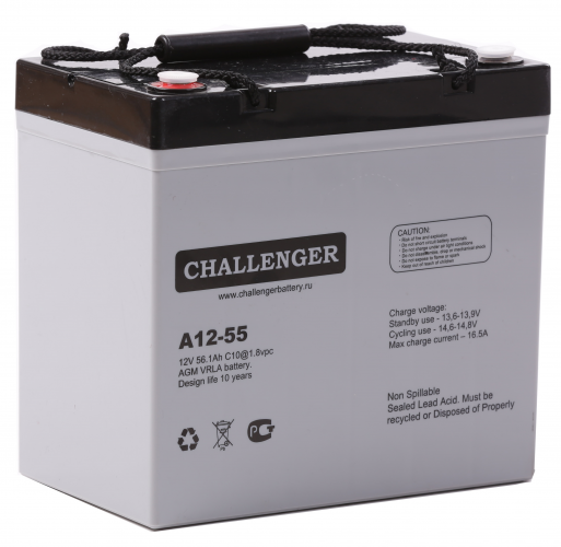 Аккумуляторная батарея Challenger A12-55 - фото 1