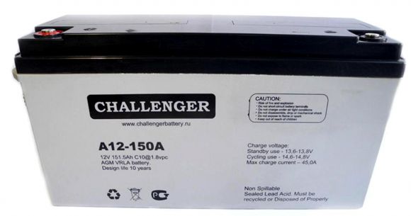 Аккумуляторная батарея Challenger A12-150 - фото 2
