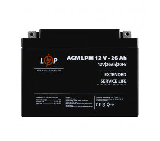 Аккумуляторная батарея LogicPower  LPM12-26 Ah