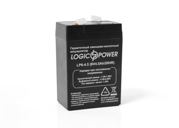 Аккумуляторная батарея LogicPower  LPM6-4.5 - фото 1