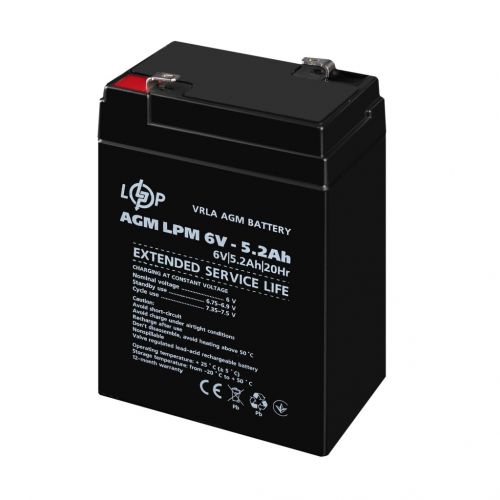 Аккумуляторная батарея LogicPower  LPM6-5.2 AH - фото 4