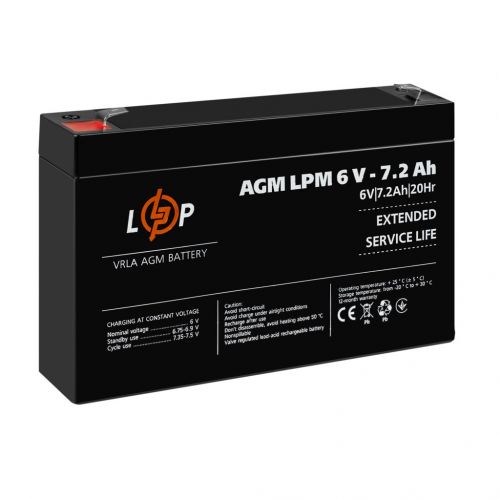 Аккумуляторная батарея LogicPower LPM6-7.2 AH - фото 3