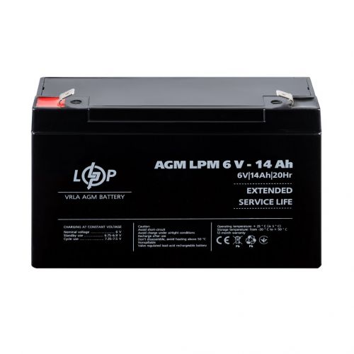 Аккумуляторная батарея LogicPower LPM6-14 AH - фото 3