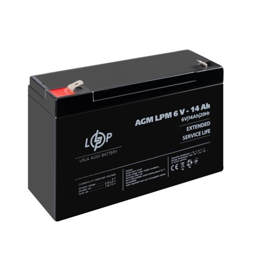 Аккумуляторная батарея LogicPower LPM6-14 AH - фото 2