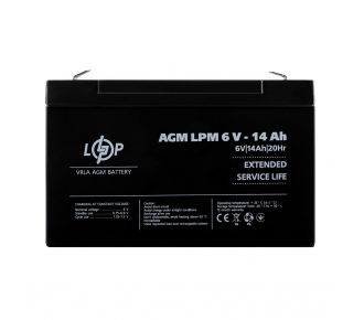 Акумуляторна батарея LogicPower LPM6-14 AH