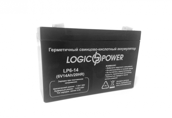 Аккумуляторная батарея LogicPower LPM6-14 AH - фото 1