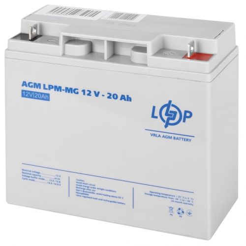 Аккумуляторная батарея  LogicPower LPM-MG 12V 20AH - фото 3