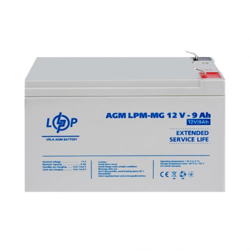 Аккумуляторная батарея  LogicPower LPM-MG 12V 9AH - фото 2
