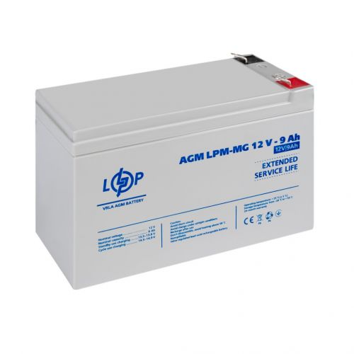 Аккумуляторная батарея  LogicPower LPM-MG 12V 9AH - фото 4