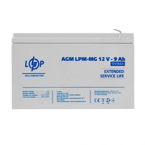Аккумуляторная батарея  LogicPower LPM-MG 12V 9AH - фото 1