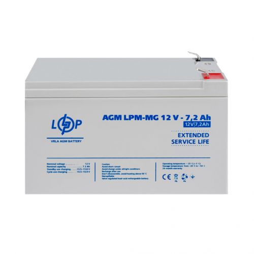Аккумуляторная батарея  LogicPower LPM-MG 12V 7,2AH - фото 3