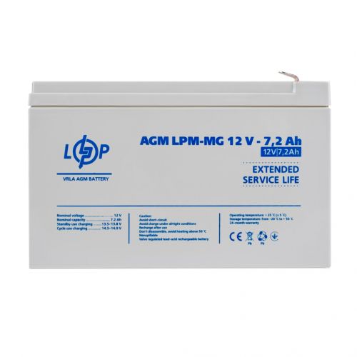 Аккумуляторная батарея  LogicPower LPM-MG 12V 7,2AH - фото 1