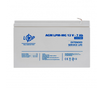 Акумуляторна батарея LogicPower LPM-MG 12V 7AH