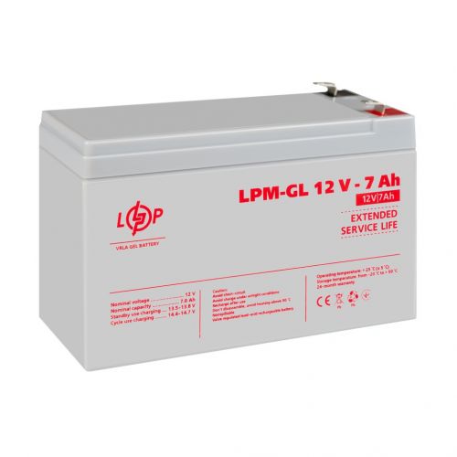 Аккумуляторная батарея LogicPower  LPM-GL 12V - 7AH - фото 3