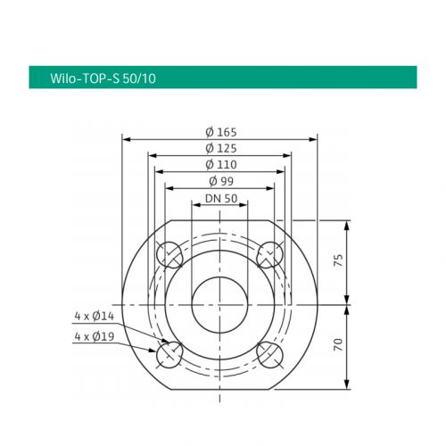 Насос циркуляционный Wilo TOP-S 50/10 EM PN10 - фото 3