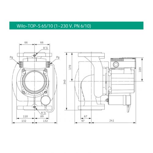 Насос циркуляционный Wilo TOP-S 65/10 EM PN10 - фото 2