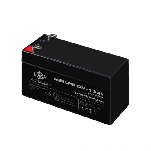 Аккумуляторная батарея LogicPower LPM 12V 1.3Ah - фото 2