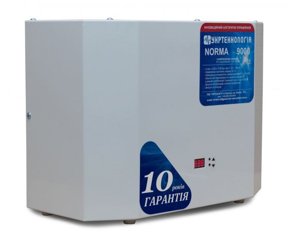 Стабилизатор напряжения Укртехнология НСН-9000 Norma-N (HV) - фото 3