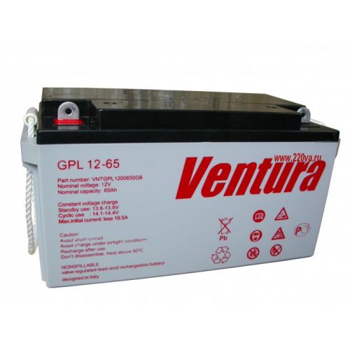 Аккумуляторная батарея Ventura GPL 12-65 - фото 1
