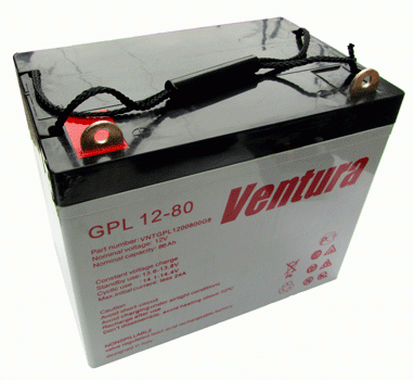 Акумуляторна батарея Ventura GPL 12-80 - фото 1