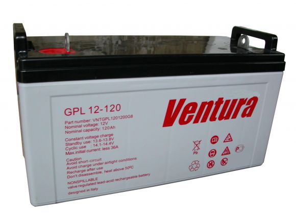 Акумуляторна батарея Ventura GPL 12-120 - фото 1