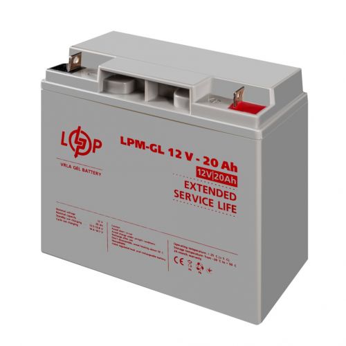 Аккумуляторная батарея LogicPower LPM-GL 12V 20AH - фото 3