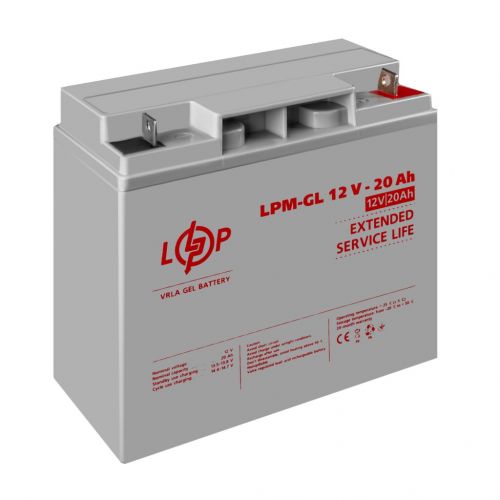 Аккумуляторная батарея LogicPower LPM-GL 12V 20AH - фото 5