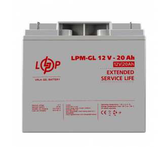 Акумуляторна батарея LogicPower LPM-GL 12V 20AH