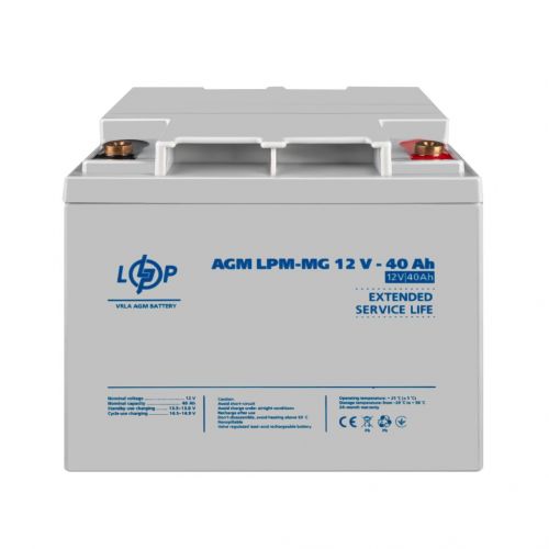 Аккумуляторная батарея LogicPower LPM-MG 12V 40AH - фото 4
