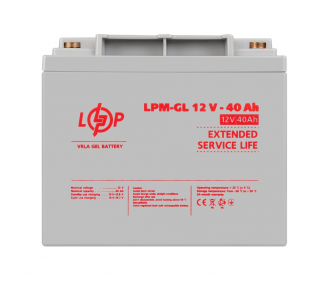 Аккумуляторная батарея LogicPower LPM-GL 12 - 40 AH