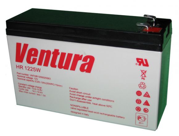 Аккумуляторная батарея Ventura HR 1225W, 6Ач - фото 1