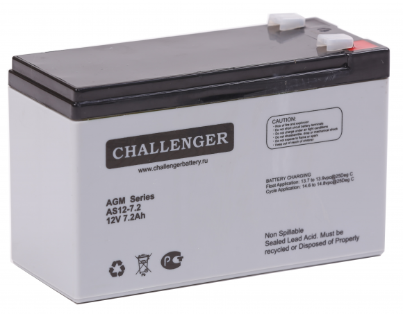 Акумуляторна батарея Challenger AS12-7.2 - фото 1