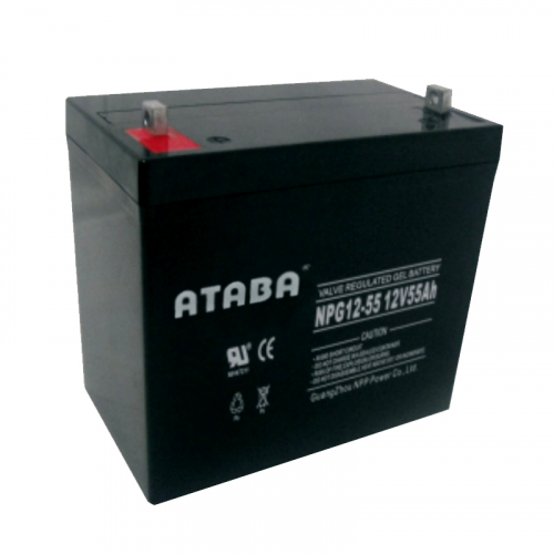 Аккумуляторная батарея ATABA AGM 12V 55Ah - фото 1
