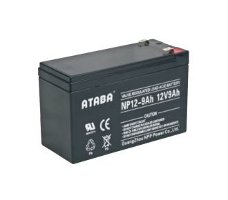 Аккумуляторная батарея ATABA AGM 12V 9Ah