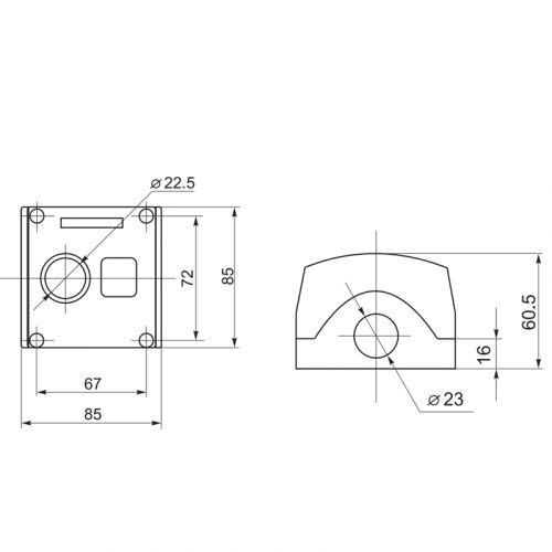 Пост кнопковий ПРОМФАКТОР ПК-222 / 1С - фото 2