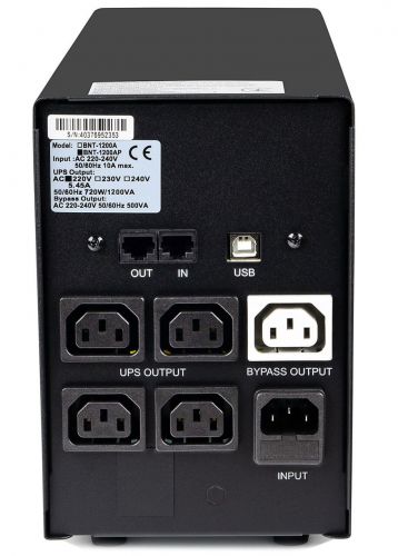 ИБП Powercom BNT-1200AP USB (00210033) - фото 4