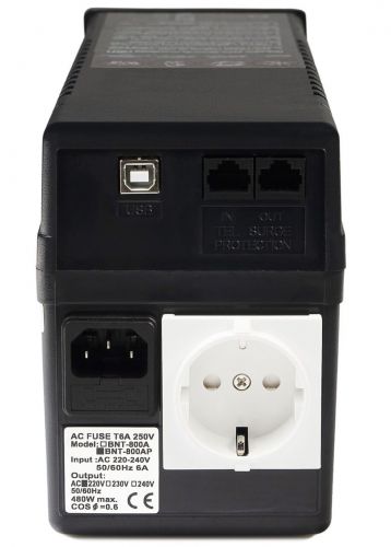 ДБЖ Powercom BNT-800AP Schuko USB - фото 2