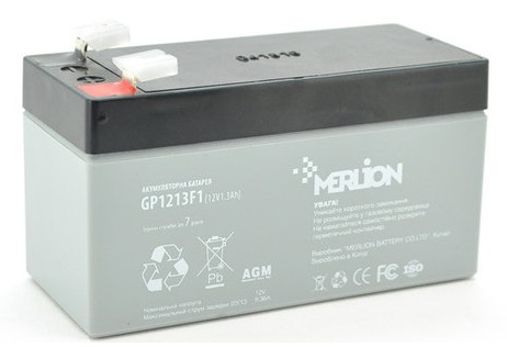 Аккумуляторная батарея MERLION GP1213F1-12-1,3 Ah (6005) - фото 1