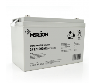 Акумуляторна батарея MERLION AGM GP121000M8 12 V 100 Ah (6019)