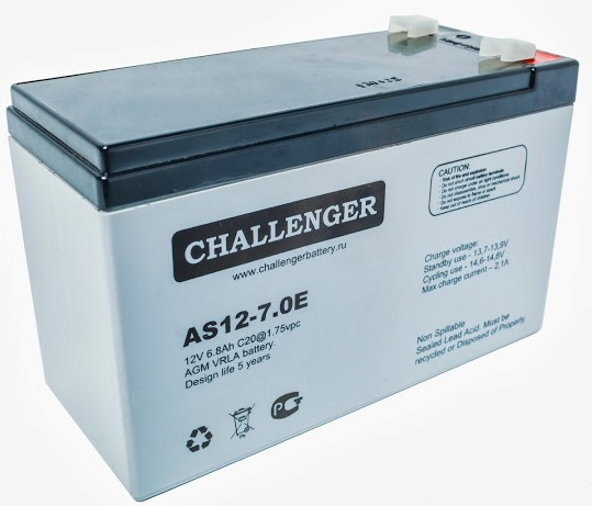 Аккумуляторная батарея Challenger AS12-7.0 - фото 1