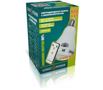 Лампа светодиодная с резервным питанием Logic Power LP-8205-5R LA