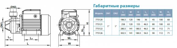 Насос поверхностный Aquatica XKm50-1 (775120) - фото 4