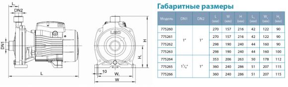Насос поверхностный Aquatica ACm75 (775263) - фото 4