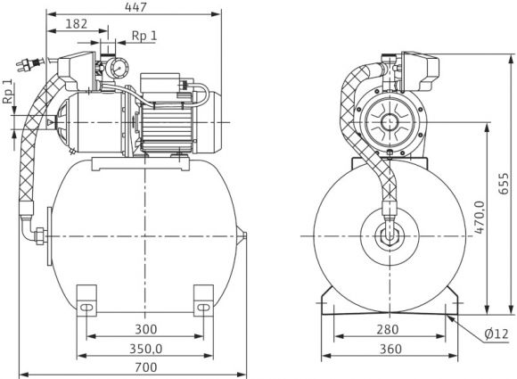 Насосна станція Wilo-MultiCargo HMC 305 EM - фото 3