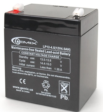 Аккумуляторная батарея Gemix LP12-4.5 (00320018) - фото 1