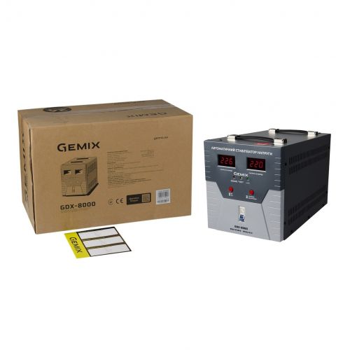 Стабилизатор напряжения Gemix GDX-8000 (07500007) - фото 4