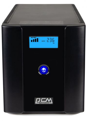 ИБП Powercom RPT-1500AP LCD Schuko (00210225) - фото 1