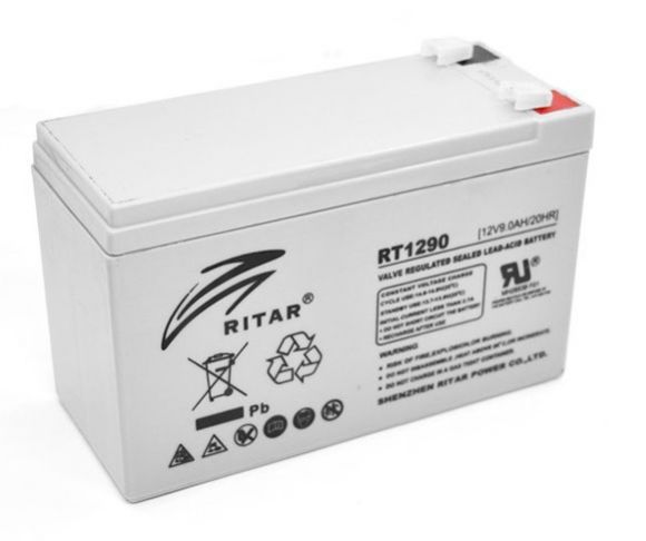 Акумуляторна батарея RITAR RT1290, 12V 9.0Ah (2977) - фото 1