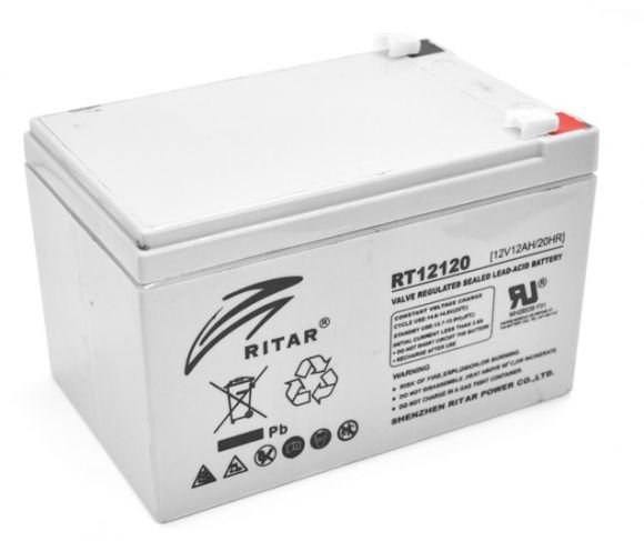 Аккумуляторная батарея RITAR RT12120, 12V 12.0Ah (3224) - фото 1