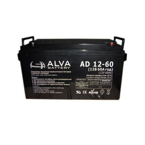 Аккумуляторная батарея ALVA AD12-60 - фото 1